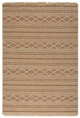 Safavieh Wicker 4'-0" x 6'-0" Rug in Natural / Brown