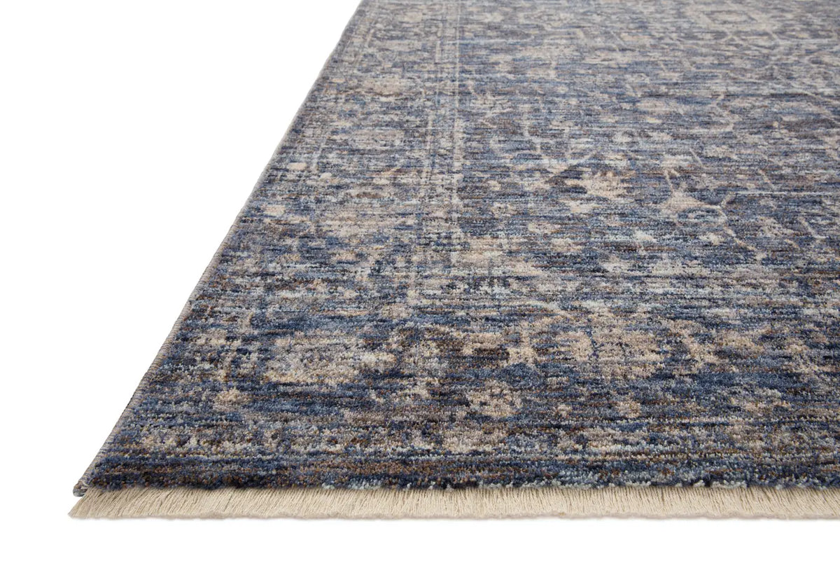 Loloi Sorrento Sor-01 Midnight/Natural Rug - rug corner