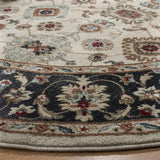 Safavieh Lyndhurst 7'-0" x 7'-0" Rug in Cream / Navy