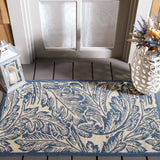 Safavieh Courtyard 2'-0" x 3'-7" Rug in Natural / Blue
