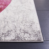 Safavieh Art Studio 4'-0" x 6'-0" Rug in Ivory / Blue