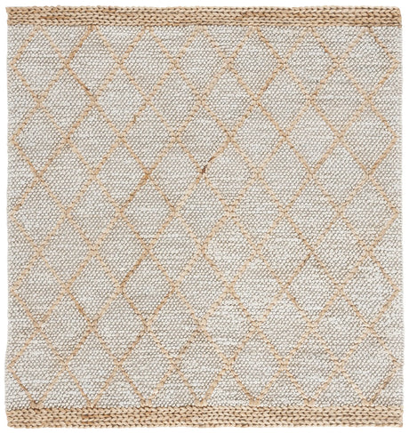 Safavieh Natural Fiber 6'-0" x 6'-0" Rug in Grey / Natural