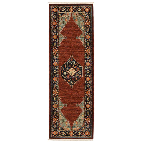 Oriental Weavers Sphinx Lilihan 5503M Red/ Blue Rugs - runner