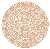 Safavieh Chelsea 5'-6" x 5'-6" Rug in Ivory / Gold