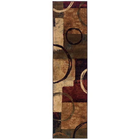 Oriental Weavers Sphinx Hudson 2544B Brown / Black Rugs - runner