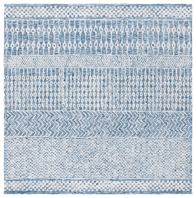 Safavieh Glamour 6'-0" x 6'-0" Rug in Navy / Ivory