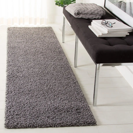 Safavieh Primo Shag 2'-2" x 10'-0" Rug in Dark Grey