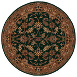 Safavieh Heritage 6'-0" x 6'-0" Rug in Dark Green / Gold