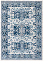 Safavieh Tulum 4'-0" x 6'-0" Rug in Ivory / Blue