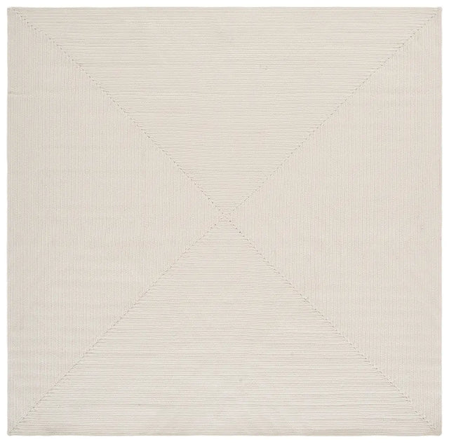 Safavieh Braided 6'-0" x 6'-0" Rug in Cream