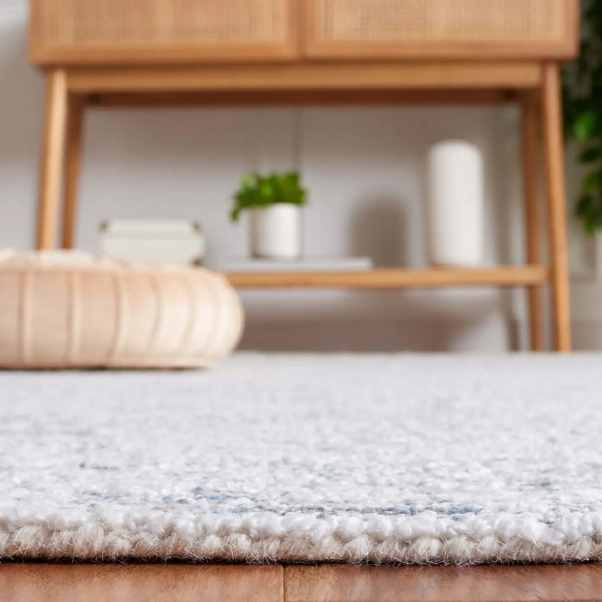 Safavieh Ebony 4'-0" x 6'-0" Rug in Grey / Ivory