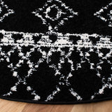 Safavieh Tulum 10'-0" x 10'-0" Rug in Black / Ivory