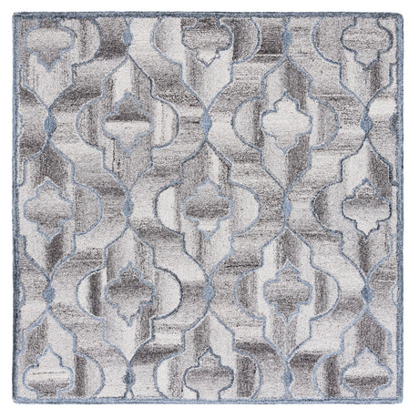 Safavieh Abstract 6'-0" x 6'-0" Rug in Blue / Brown