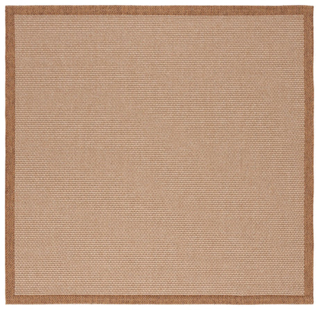 Safavieh Sisal All-Weather 6'-7" x 6'-7" Rug in Natural / Brown