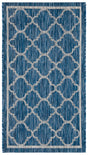 Safavieh Courtyard 2'-0" x 3'-7" Rug in Navy / Grey