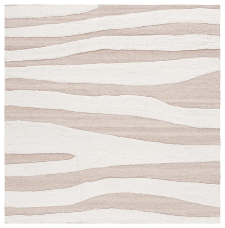 Safavieh Manhattan 6'-0" x 6'-0" Rug in Ivory / Beige