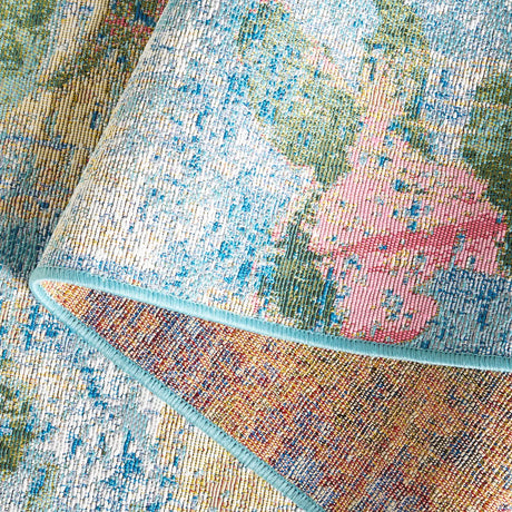 Safavieh Barbados 500 4'-0" x 6'-0" Rug in Light Blue / Green