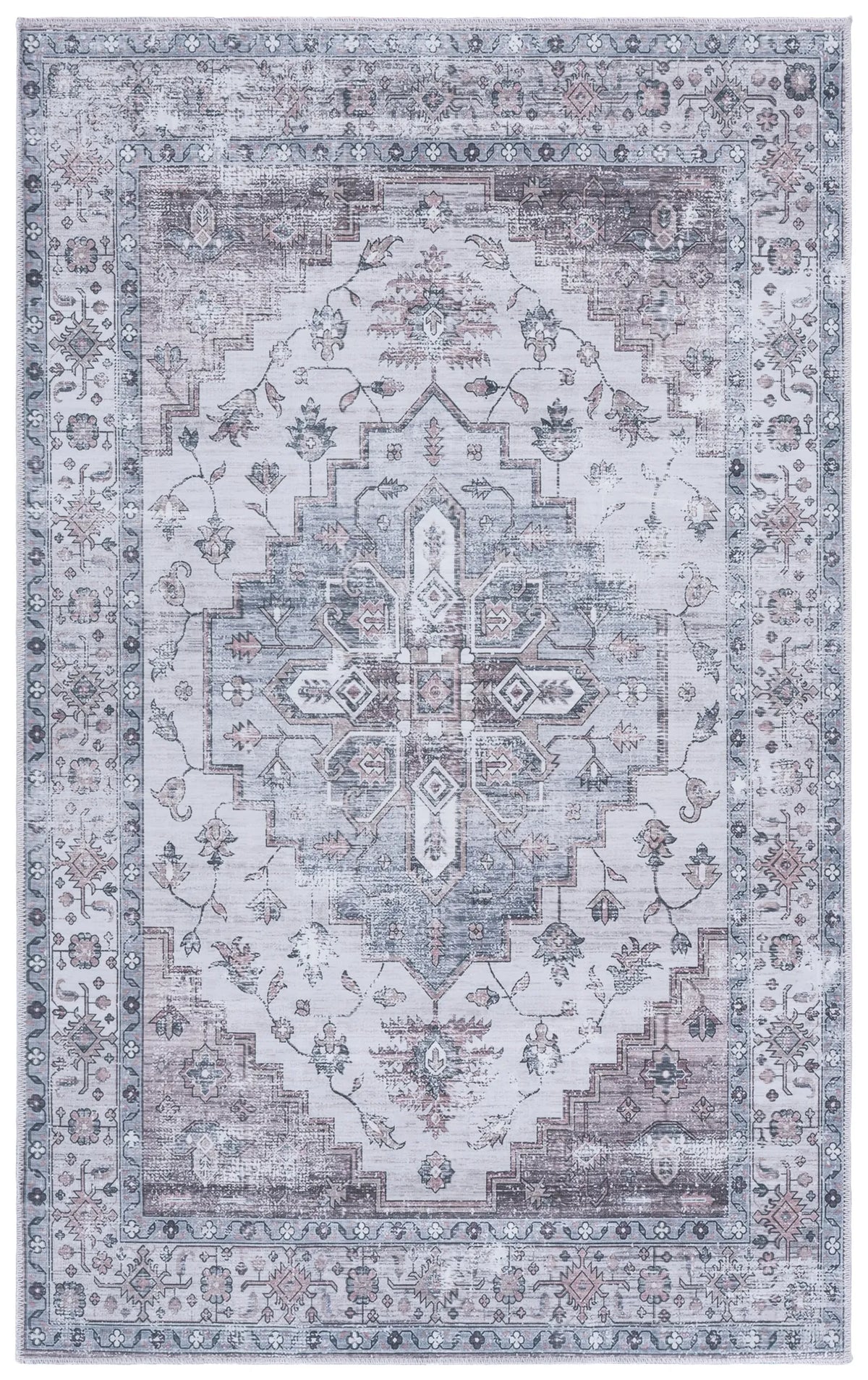 Safavieh Arizona 3'-0" x 5'-0" Rug in Grey / Ivory