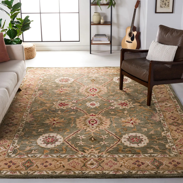 Safavieh Anatolia 9'-6" x 13'-6" Rug in Brown / Ivory