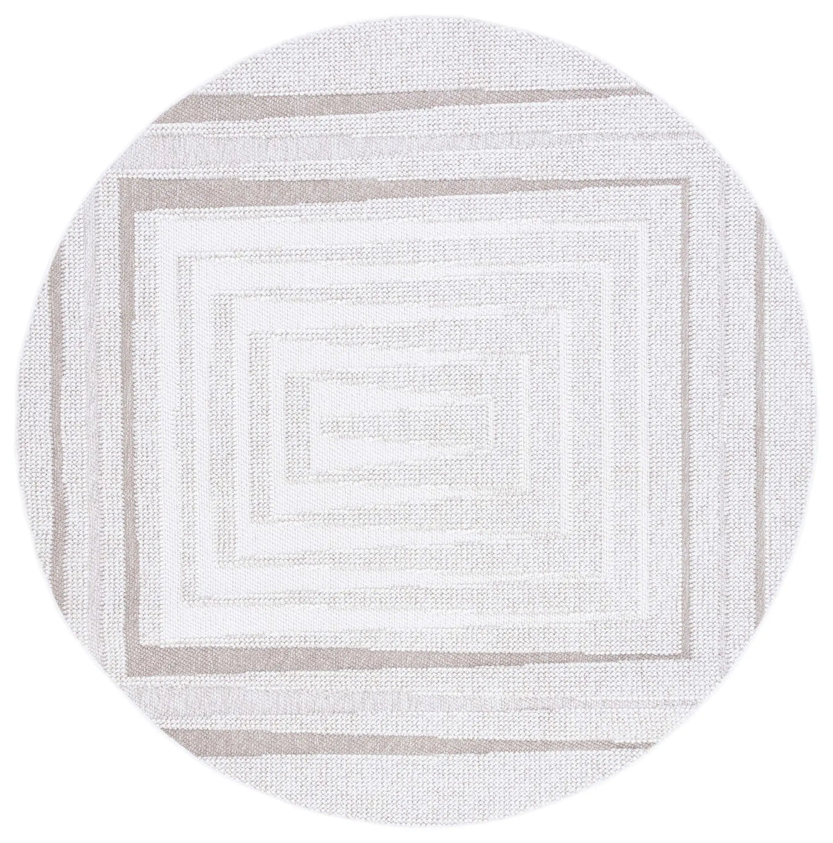Safavieh Lotus 6'-7" x 6'-7" Rug in Ivory / Beige