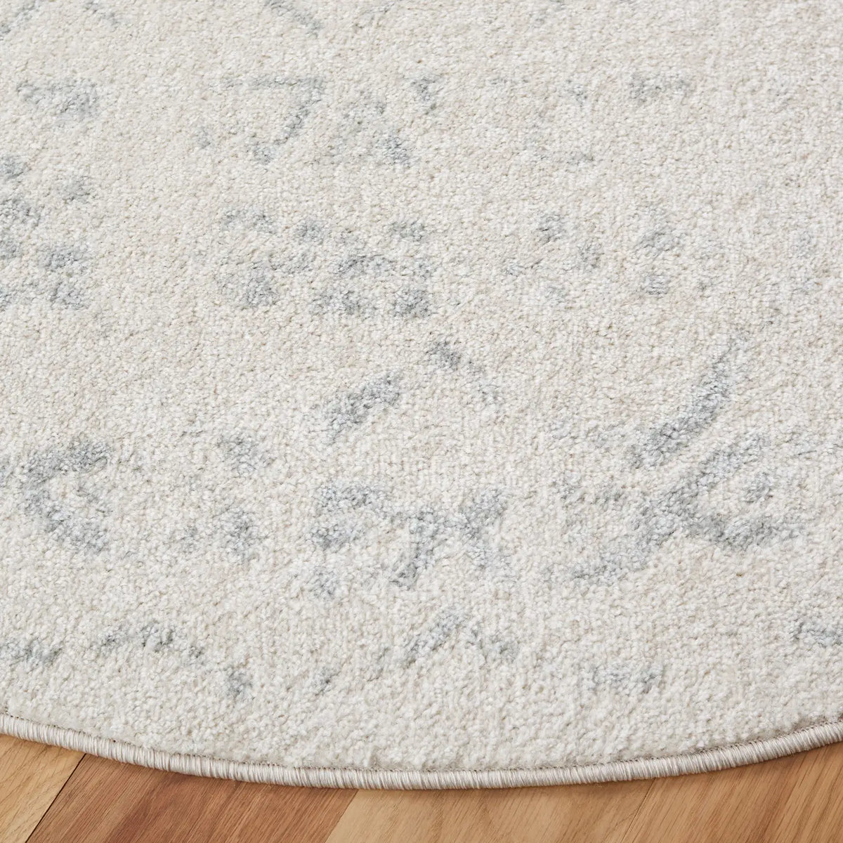 Safavieh Tulum 5'-0" x 5'-0" Rug in Ivory / Light Grey