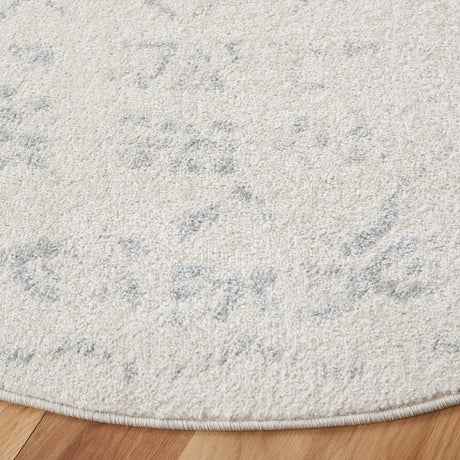 Safavieh Tulum 5'-0" x 5'-0" Rug in Ivory / Light Grey