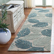 Safavieh Jardin 2'-3" x 9'-0" Rug in Blue / Ivory