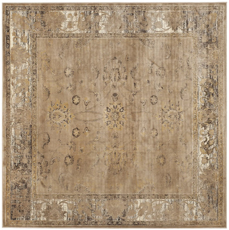 Safavieh Vintage 6'-0" x 6'-0" Rug in Taupe
