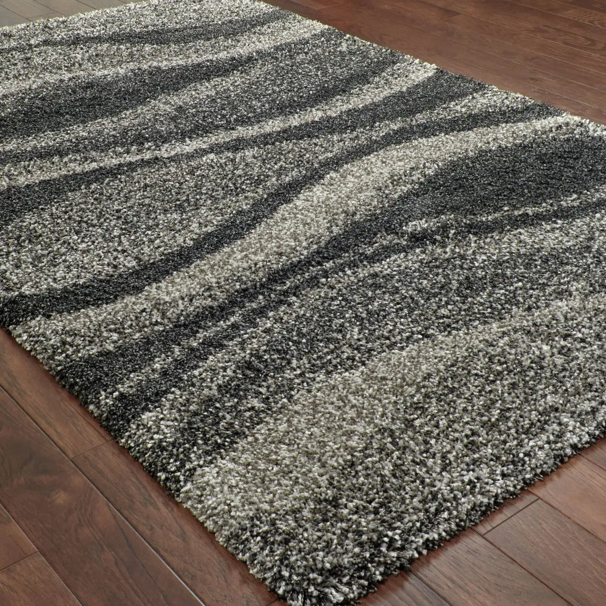 Oriental Weavers Sphinx Henderson 5992E Grey / Charcoal Rugs - angle detail