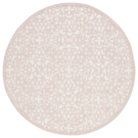 Safavieh Martha Stewart 6'-0" x 6'-0" Rug in Ivory / Pink