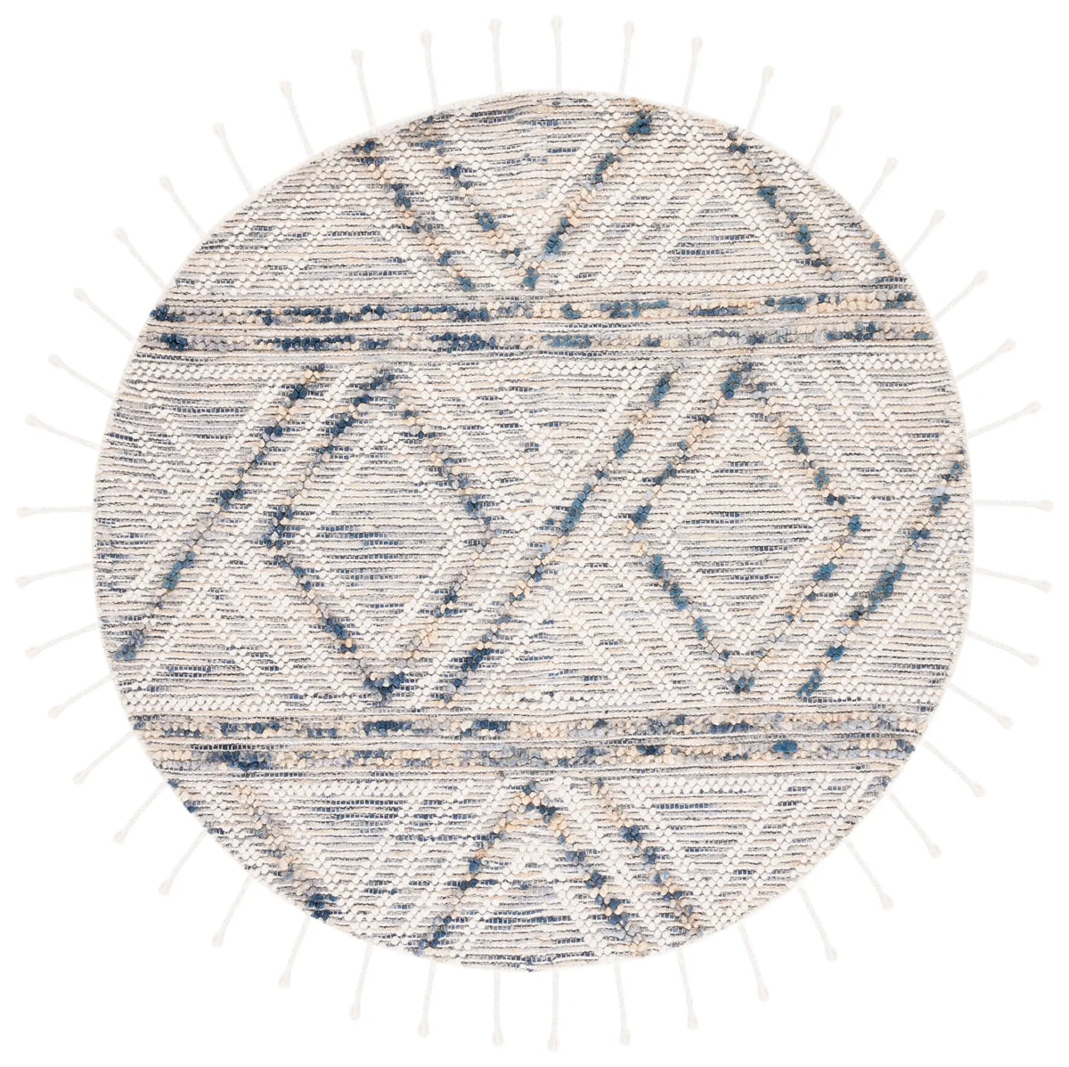 Safavieh Natura 6'-0" x 6'-0" Rug in Ivory / Blue