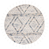 Safavieh Natura 6'-0" x 6'-0" Rug in Ivory / Blue