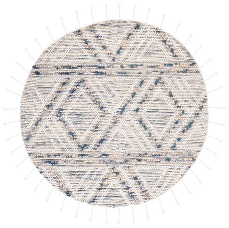 Safavieh Natura 6'-0" x 6'-0" Rug in Ivory / Blue