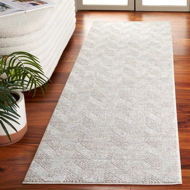 Safavieh Revive 2'-3" x 8'-0" Rug in Taupe / Ivory