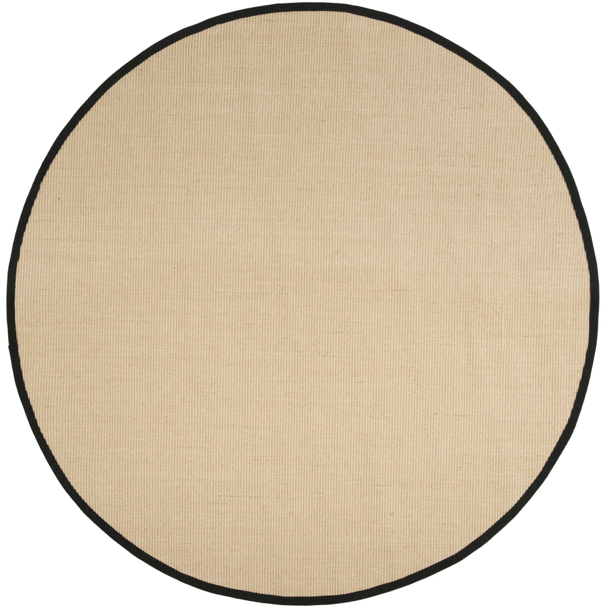 Safavieh Natural Fiber 6'-0" x 6'-0" Rug in Beige / Black