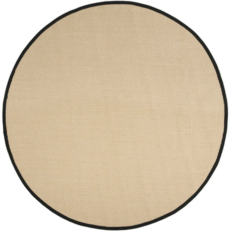 Safavieh Natural Fiber 6'-0" x 6'-0" Rug in Beige / Black