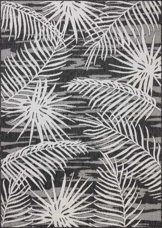Loloi Easton ESN-09 Ivory / Onyx Rug - main flat