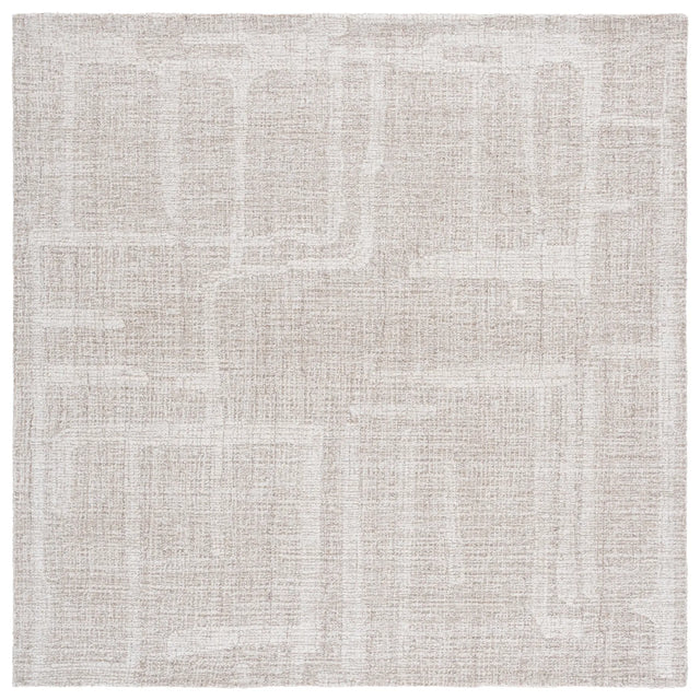 Safavieh Abstract 6'-0" x 6'-0" Rug in Natural / Ivory