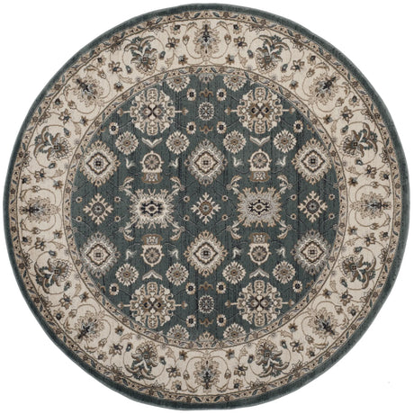 Safavieh Lyndhurst 7'-0" x 7'-0" Rug in Teal / Cream