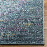 Safavieh Madison 4'-0" x 6'-0" Rug in Blue / Fuchsia