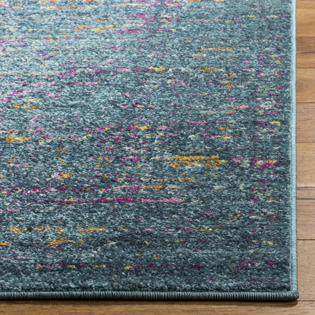 Safavieh Madison 4'-0" x 6'-0" Rug in Blue / Fuchsia