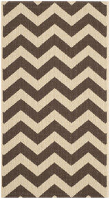 Safavieh Courtyard 2'-0" x 3'-7" Rug in Dark Brown