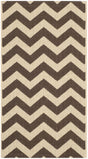 Safavieh Courtyard 2'-0" x 3'-7" Rug in Dark Brown