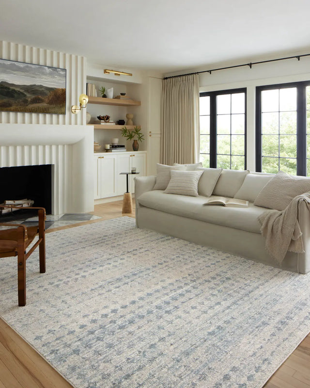 Loloi Kamala Kam-04 Sky/Dove Rug - room scene 1