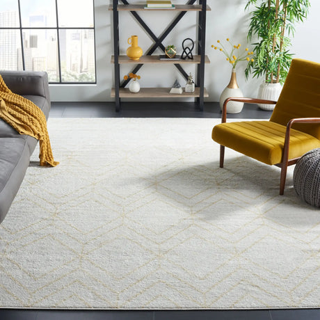 Safavieh Adirondack 8'-0" x 10'-0" Rug in Ivory / Gold