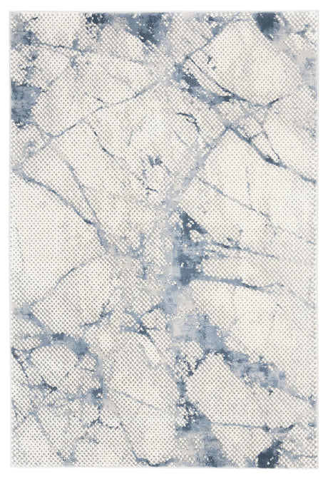 Safavieh Meadow 100 4'-0" x 6'-0" Rug in Navy / Ivory