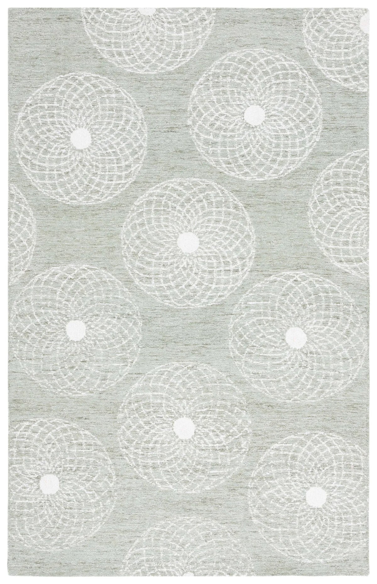 Safavieh Ebony 4'-0" x 6'-0" Rug in Sage / Ivory