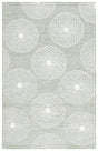 Safavieh Ebony 4'-0" x 6'-0" Rug in Sage / Ivory