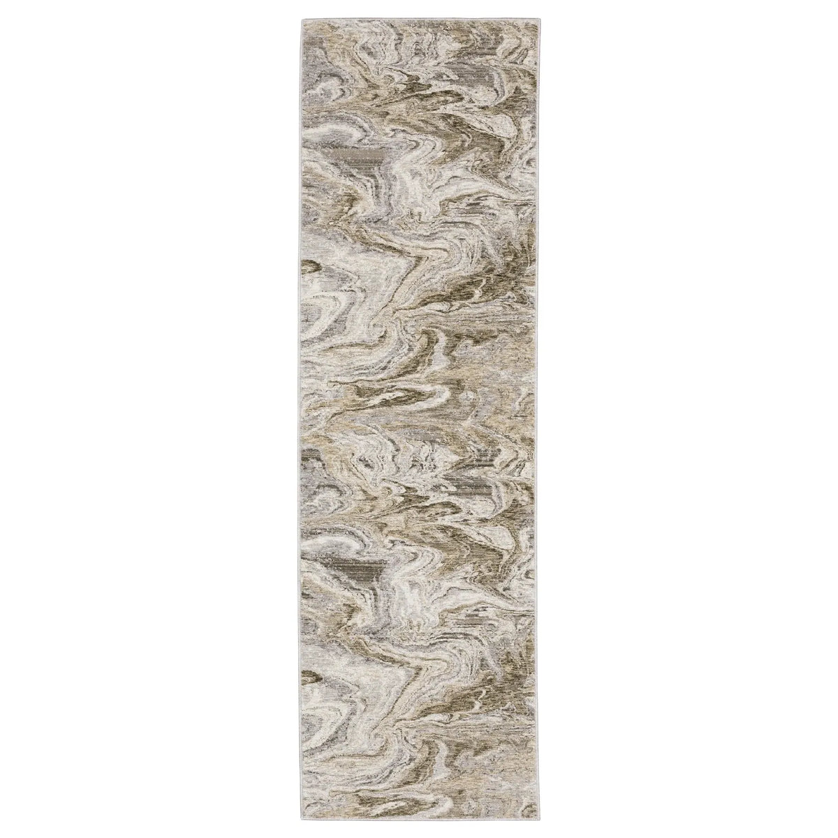 Oriental Weavers Sphinx Nebulous 530E9 Beige/ Ivory Rugs - runner