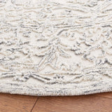 Safavieh Martha Stewart 6'-0" x 6'-0" Rug in Ivory / Charcoal